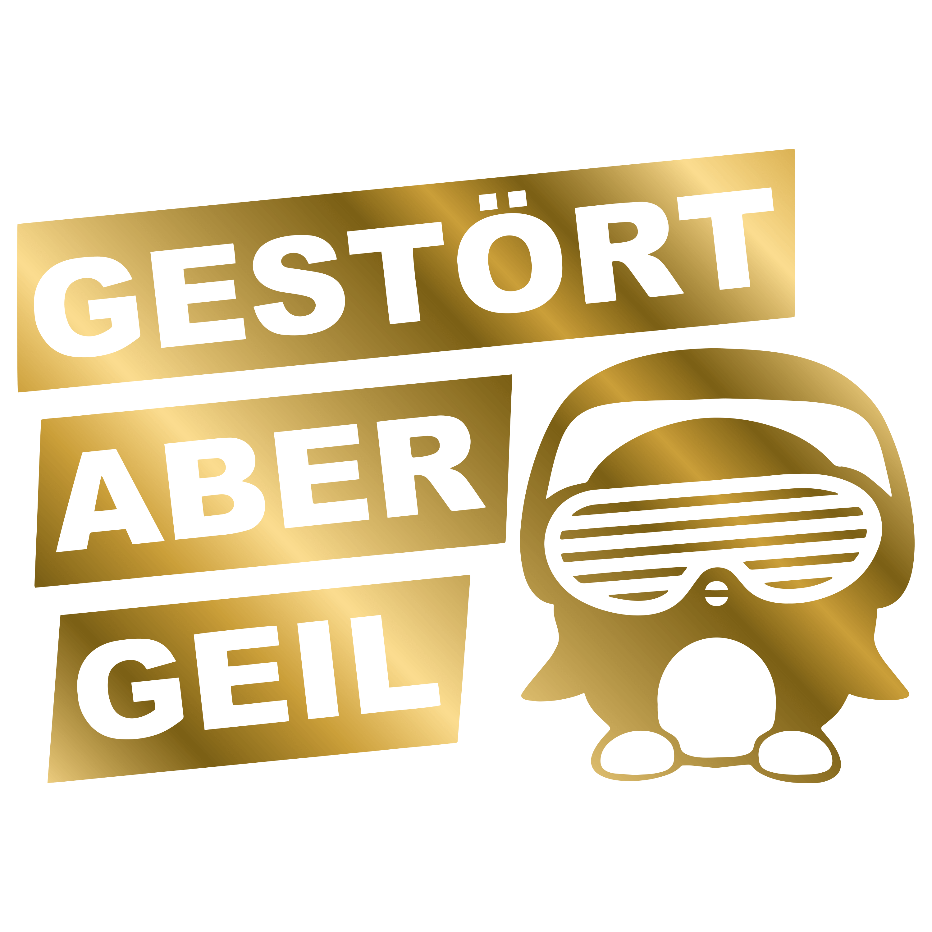 gestört aber geil logo