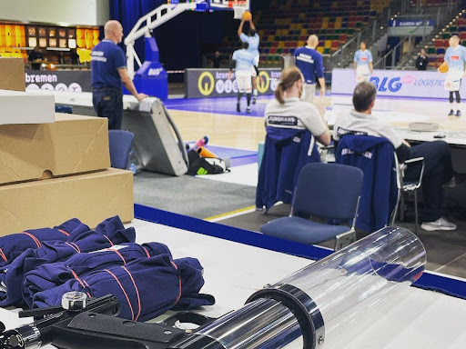 Am 17. April unterstützten wir die Eisbären Basketball Bremerhaven