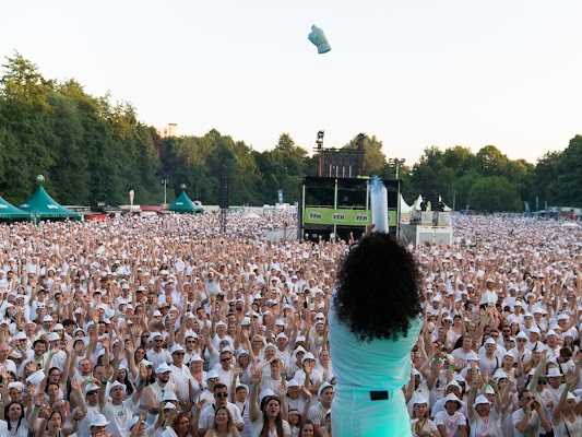 Die Hitradio FFH “Just White Mega Party” in Friedberg und unsere T-Shirt Kanonen